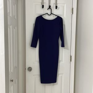 Warehouse Fashion Ltd deep purple dress